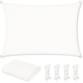 Impermeable Multiusos 3x5 m, 200 g/m², Lona con Ojal Crema