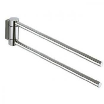 Portasciugamani doppio Keuco Plan 30 cm cromo