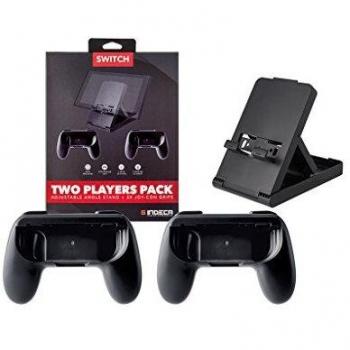 INDECA PAQUETE DE DOS JUGADORES (BASE AJUSTABLE + 2X JOY-CON GRIPS)