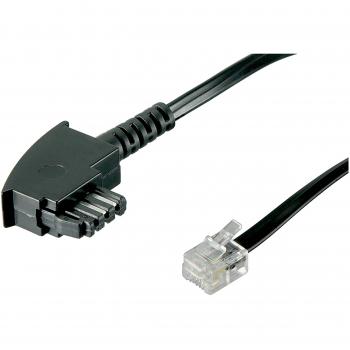 Telecommunications patch cord TAE F 6m
