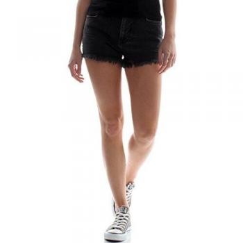 Jean Court Femme Superdry Eliza Noir