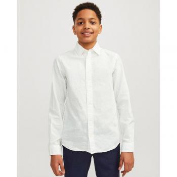 Camisa Casual de Lino Manga Larga para Niño