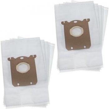 10 Pack Microfleece Vacuum Bags for Alfatec Euro Compact EC‑30 – 28.6 × 17 cm
