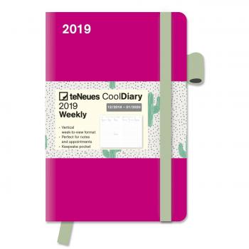 Cool Diary Fuchsia/Cactus 2019 klein: Taschenkalender teNeues