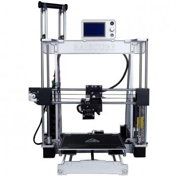 Stampante 3D in Lega d'Alluminio RAISCUBE Dimensioni Stampa 210x210x225 mm Colore Bianco