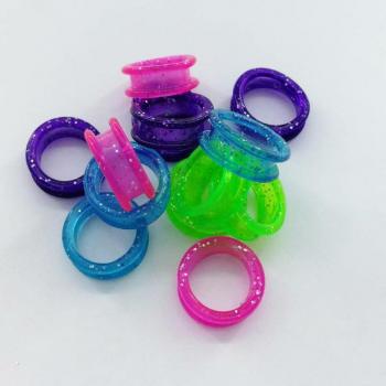 Soft Silicone Finger Rings for Hairdressing Scissors
