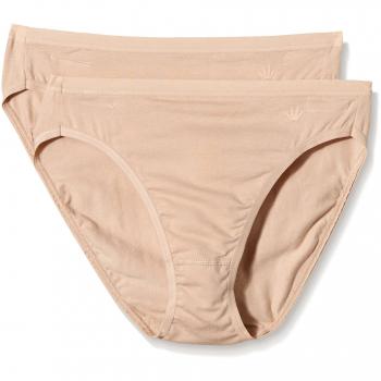 Triumph Damen Slip Cotton Basics Mod Tai 2P, Gr. 38, Beige