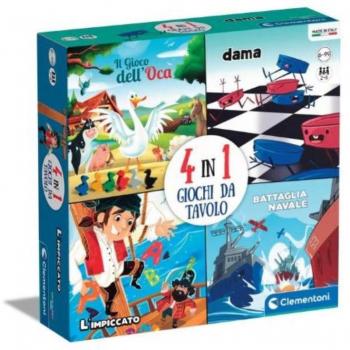 CLEMENTONI 4IN1 GIOCHI DA TAVOLO