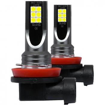 Faro LED H11/H8/H9 60W 6000K – Reemplazo Halógeno, Bombilla de Niebla