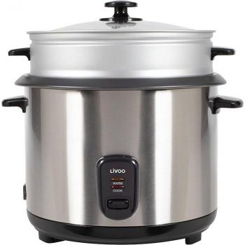LIVOO Reiskocher mit Dampfgarer DOC293, 2,8L, elektrisch