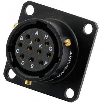 Amphenol 62IN 12E 10 6S 624 62IN Socket, 6 Pins