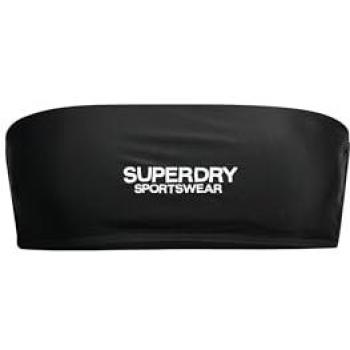 Bikini Bandeau Logo Superdry Femme Noir XL