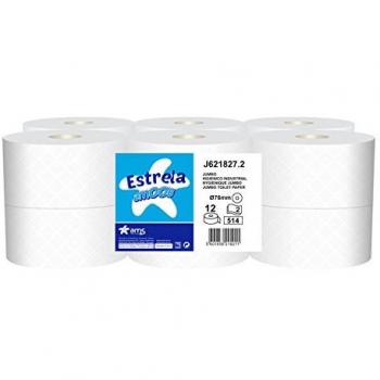 Papel Higiênico Jumbo 180mts 2Fls Amoos 12un