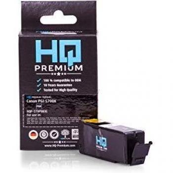 HQ‑Premium Canon PGI‑570PGBK XL Schwarztinte Patrone