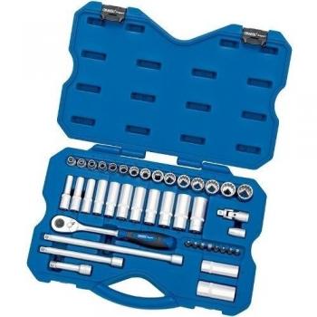Multi‑Drive Draper 3/8 Sq Dr Metric 12‑Point 42‑Piece Set