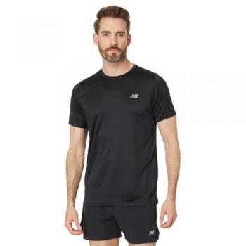New Balance Camiseta Técnica de Deporte Negro – Manga Corta