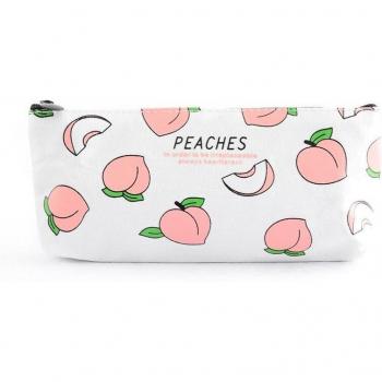 Sweet Peach Dream: Kawaii Pen Bag for Girls