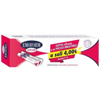 Emoform Actifluor Dentifricio Protezione Anticarie Promo 2 x 75ml