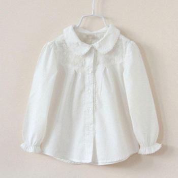 Camisa de muñeca nueva con cuello bordado