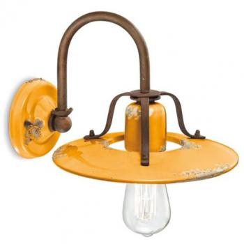 FERROLUCE handmade light Ferroluce: Applique Finitura Vintage Collezione Retrò