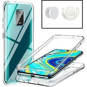 Kit Funda Impacto 3 en 1 con Popsocket y Soporte Blanco