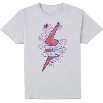 Harry Potter Unisex Love Leaves Its Own Mark T-Shirt – White, XL Size