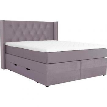 Samtoptik Boxspringbett Elegance