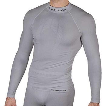 Camiseta Interior de Rendimiento Gráfica Manga Larga Gris