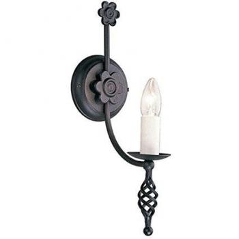 ELSTEAD Applique Classica Belfry Acciaio Nero 1 Luce E14