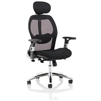Sanderson II Mesh Back Chair Bespoke Seat Bergamot Cherry