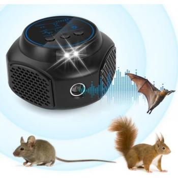 Dispositif Anti-Rongeurs Ultrason 300 m² avec Clignotement