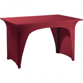 Copritavolo rettangolare Grace con aperture bordeaux 74x120x74 cm