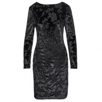 S.Oliver Black Label Struktur-Muster-A-Linien-Kleid