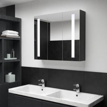 VidaXL LED-Badspiegelschrank 89x14x62 cm