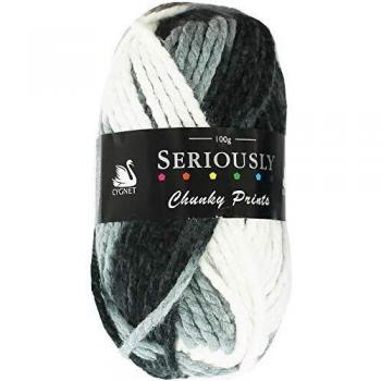 Seriously Thick Cygnet Magpie Wool – 100 g