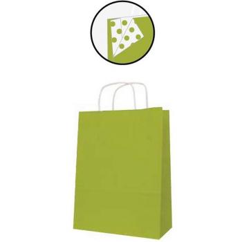 APLI sac papier vert lime