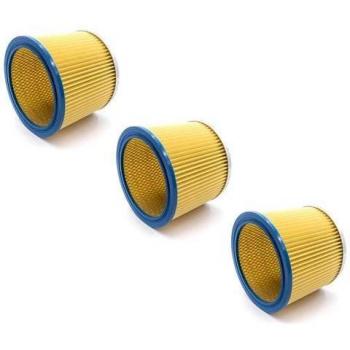 Einhell Compatible 3x Cartridge Filter Set - Vhbw - Blue Yellow