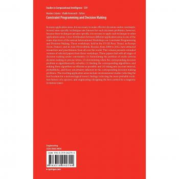 Constraint Programming and Decision Making (Studies in Computational Intelligence, 539, Band 539)