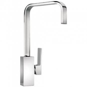 Paini Monocomando Lavello 3‑Pezzi Cromato Rubinetto Miscelatore con Bocca Alta e Rotolante