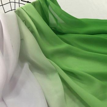 Digitaldruck Gradient Chiffon