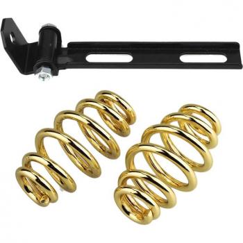 Harley-Davidson Seat Saddle Bracket with 3-Inch Spring for Dyna Fatboy Sportster Softail XL1200 XL883 Bobber Chopper
