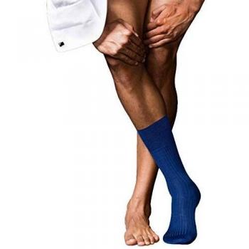Falke No. 7 Merino di Alta Qualità Calzini Blu Uomo 39-40