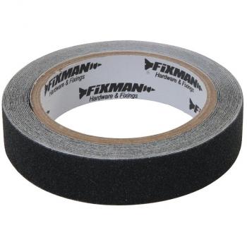 Nastro Antiscivolo FIXMAN 24 mm × 5 m Nero