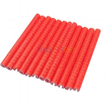 Set de 12 clips reflectores para llantas de MTB con tira advertente exterior de 75 mm