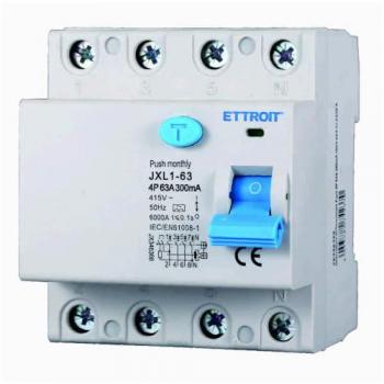 Ettroit Jx346368 Interruttore Differenziale Puro 4p 63a 300ma 380v-6ka Classe A