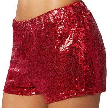 Tectake® Funkelnde Pailletten-Shorts