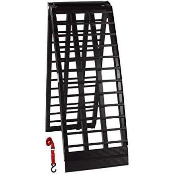 TRUTZHOLM Alu Auffahrrampe Heavy Duty 680 kg klappbar Motorradrampe schwarz