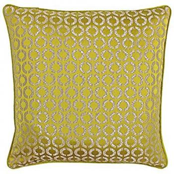 Multicolour Jacquard Polyester Filled Cushion - 50 cm x 50 cm