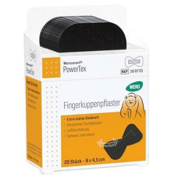 WERO PowerTex Finger‑Pflaster 8×4,5 cm – 20 Stück für die Smart Box
