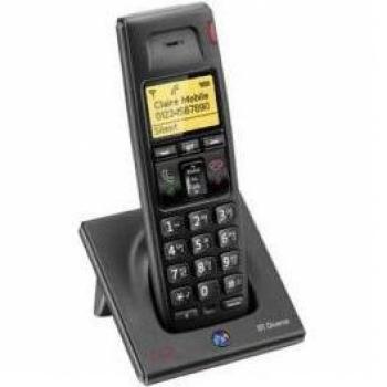 BT Diverse 7100 R DECT Cordless Phone Additional Handset Black 048442